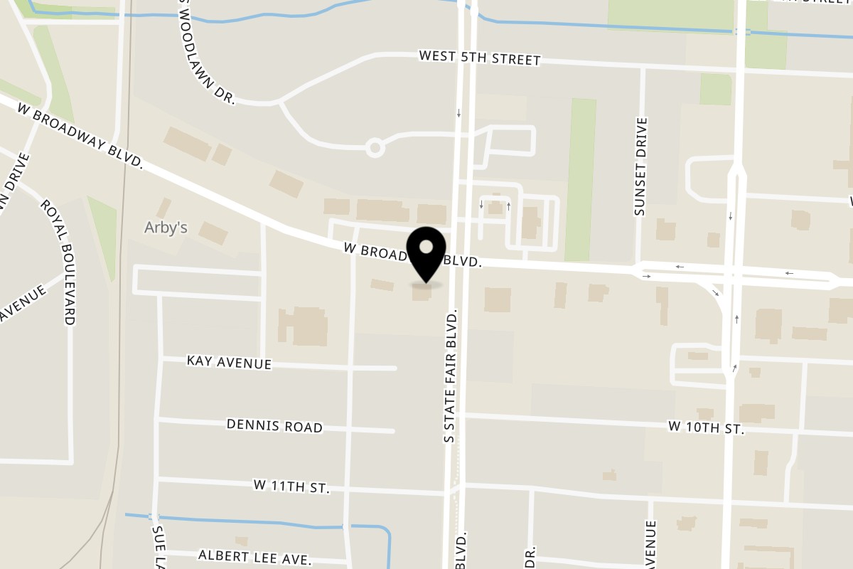 Map showing the location of Ni-Kuni Japanese Steak House & Sushi Bar on 2401 W Broadway Blvd in Sedalia